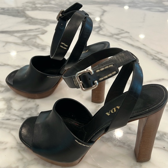 Prada Leather Sandals - Picture 1 of 6